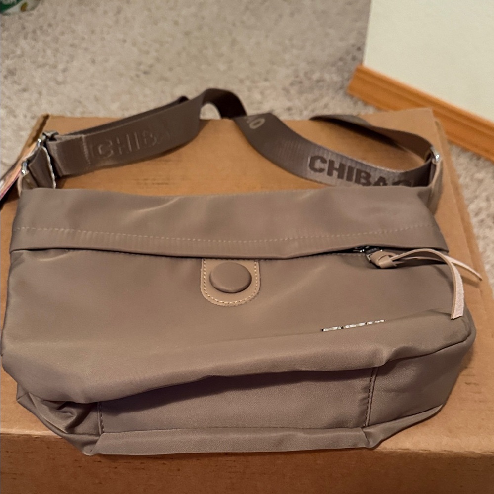 Taupe Crossbody Bag